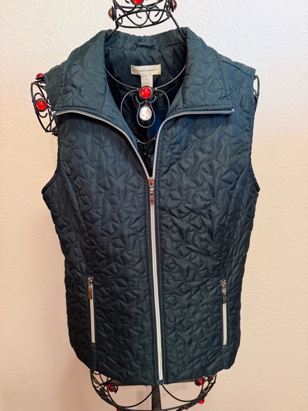 🍀🍀🍀BOGOHO 🍀🍀🍀Christopher & Banks Quilted Zip Front Vest -Medium